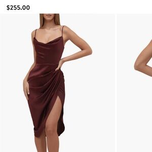 House of CB Reva Dress XS NWOT Raisin